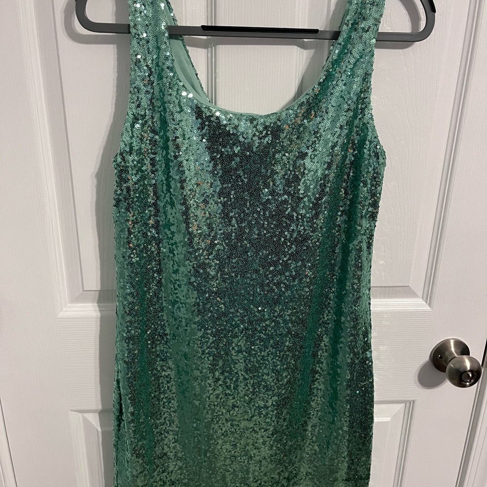 Rue21 Shimmering Green Sequin Dress